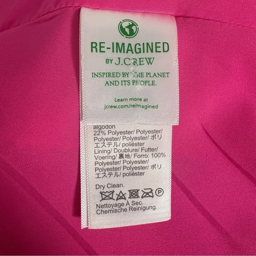 J. Crew Vibrant Pink Blazer